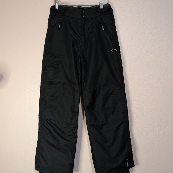 Champion Unisex Boys Girls Insulated Waterproof Black Ski Snow Pants - Picture 2 of 13